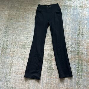 Black bootcut leggings